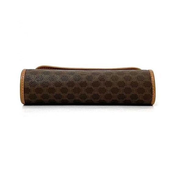 Pre Loved Celine Classic Box Clutch Brown Monogram Women Clutch Bags - Picture 4 of 8